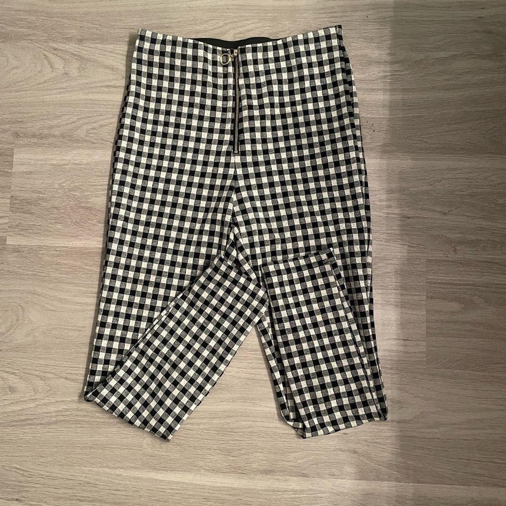 ZARA Gingham Leggings